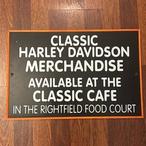 Classic Harley Davidson Merchandise Decorative Wall Signage Biker Mancave